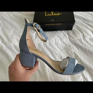 lulu’s harper heels - blue